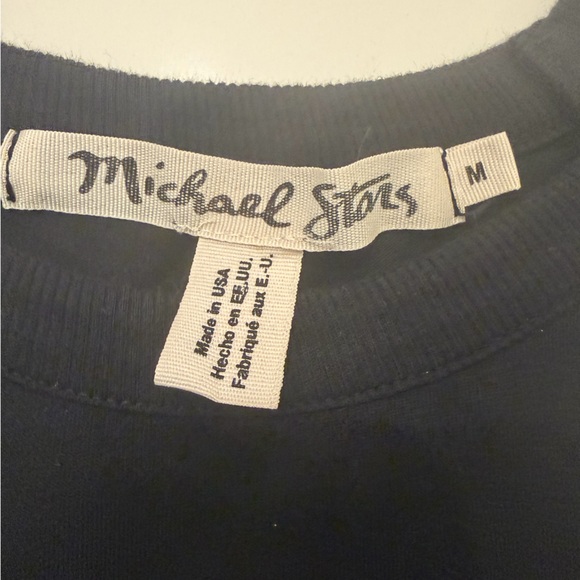 Michael Stars Black Halter Ruched Midi Dress - Picture 8 of 12